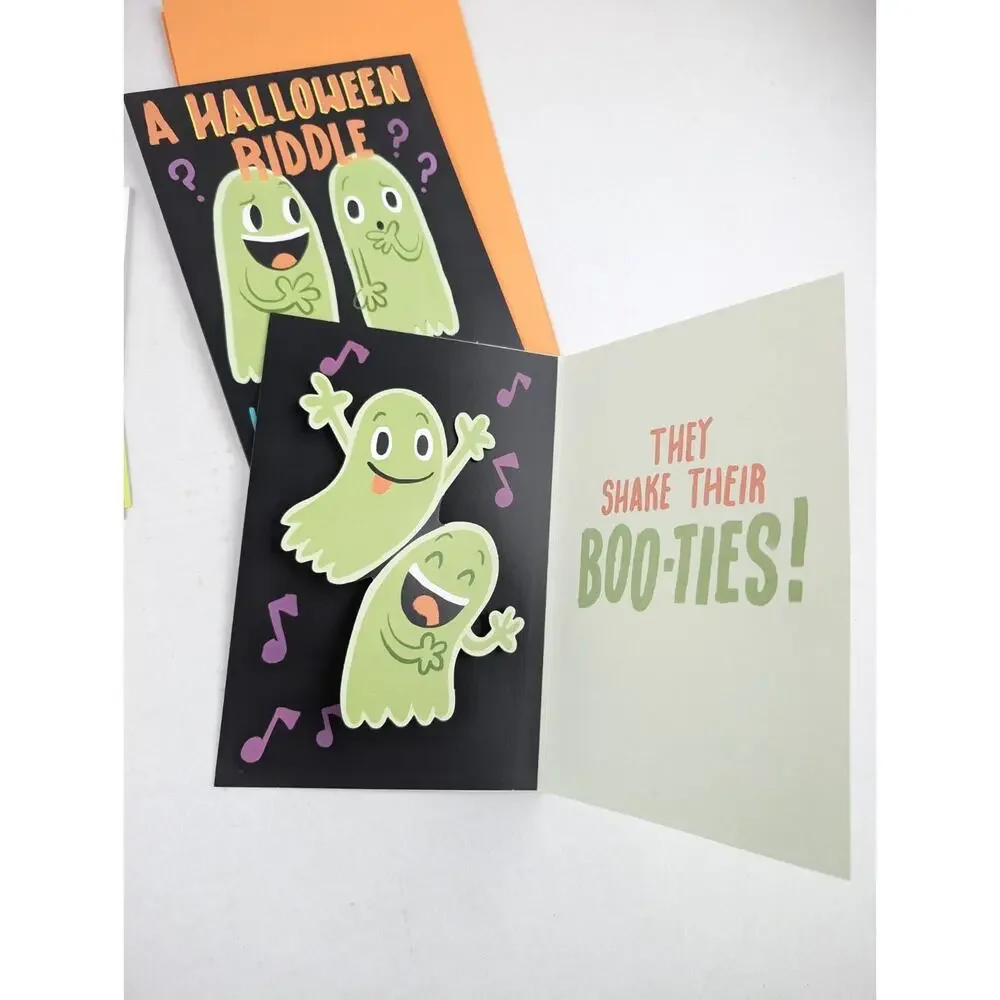 Hallmark Halloween Cards Lot 13 Mixed Pop Up Funny Kids Cat Ghost